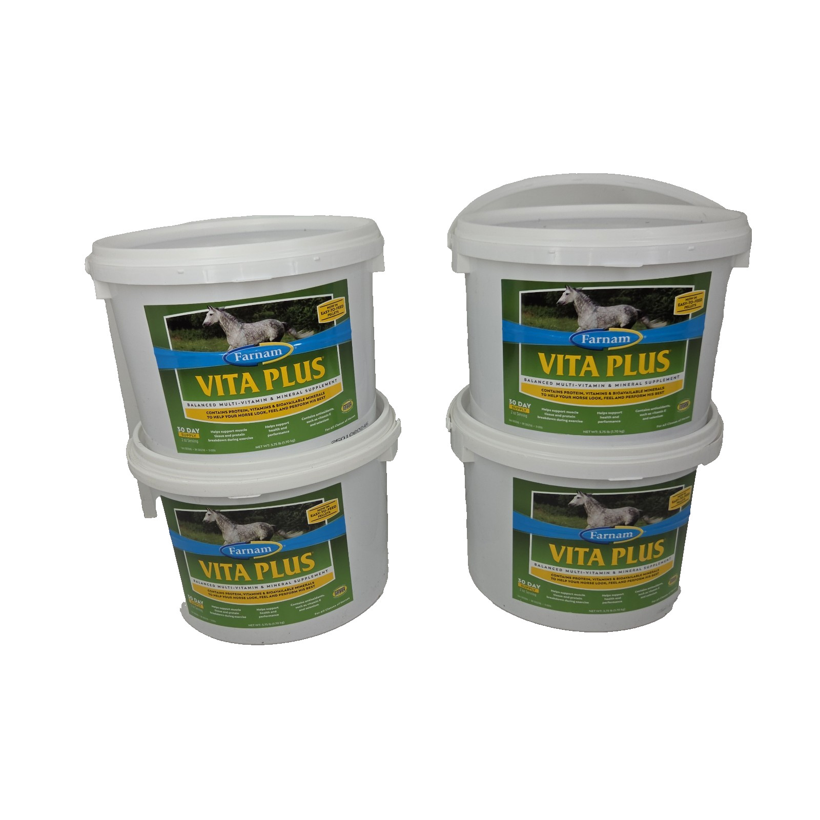 Farnam Vita Plus Balanced Multi Vitamin Mineral Supplement 3.75 Pounds Lot of 4
