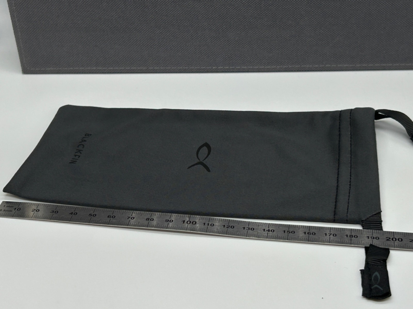 Backfin Glasses Case Bag Glasses Pouch Microfiber Gray Bag