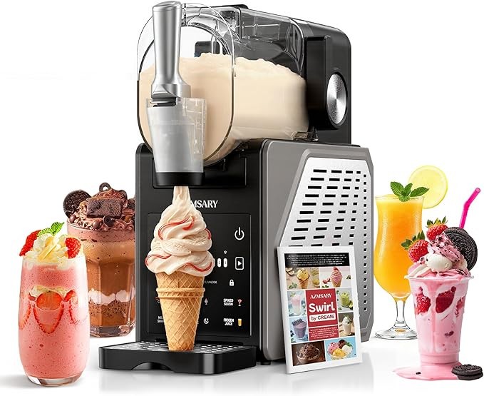 Slush Drink Maker 85oz Ice Cream Machine LED Programs