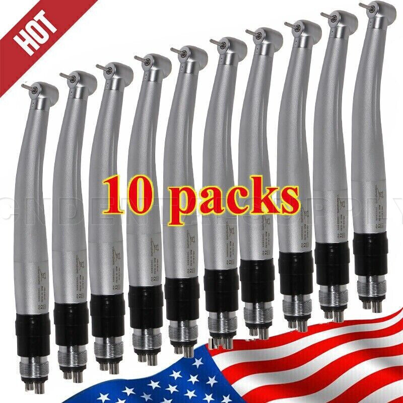 10 NSK Style Dental High Speed Handpiece Air Turbine Standard Coupler Swivel 4H