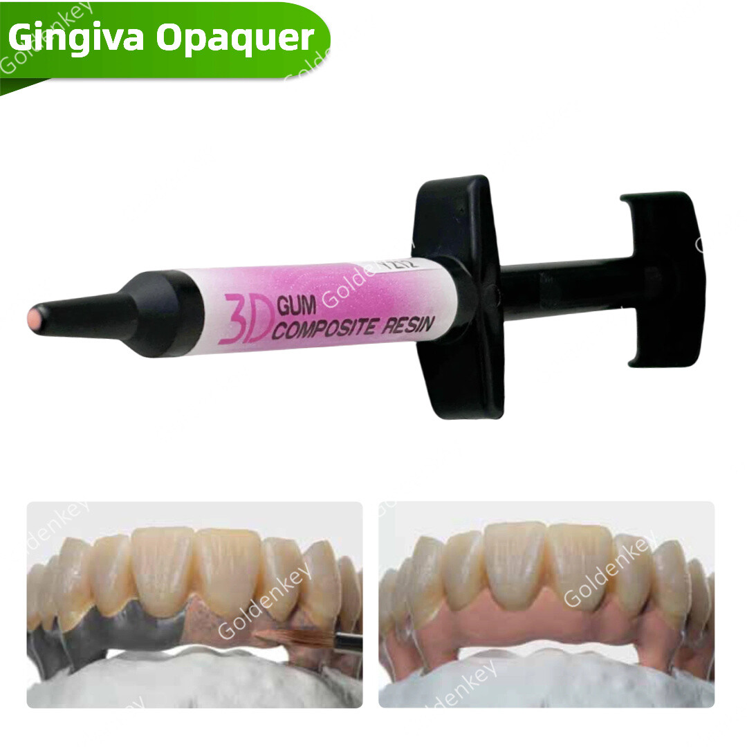 4g Gingiva Opaque Shade Composite Gel Dental Opaquer Pink Gum Mask Denture Layer