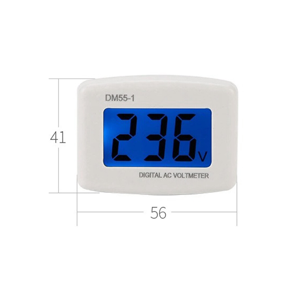 AC 80-300V LCD Digital Voltmeter -Type Volt Gauge Meter C4B6