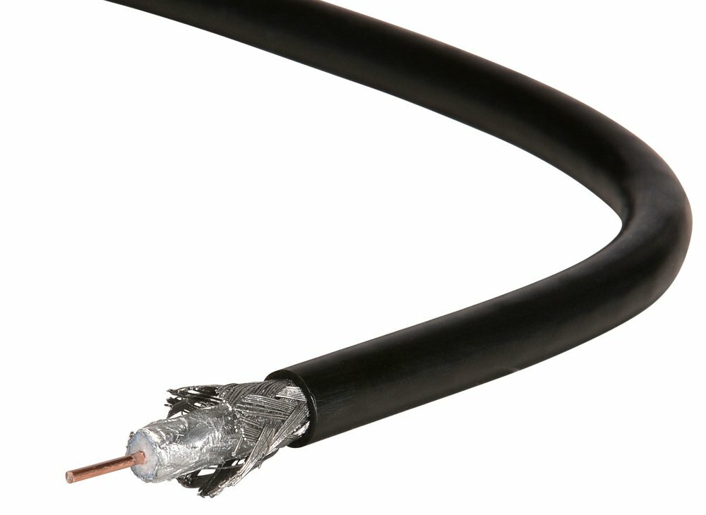 Belden 1694A-1000-BLACK Wire RG-6/U 18awg 1000ft Cable
