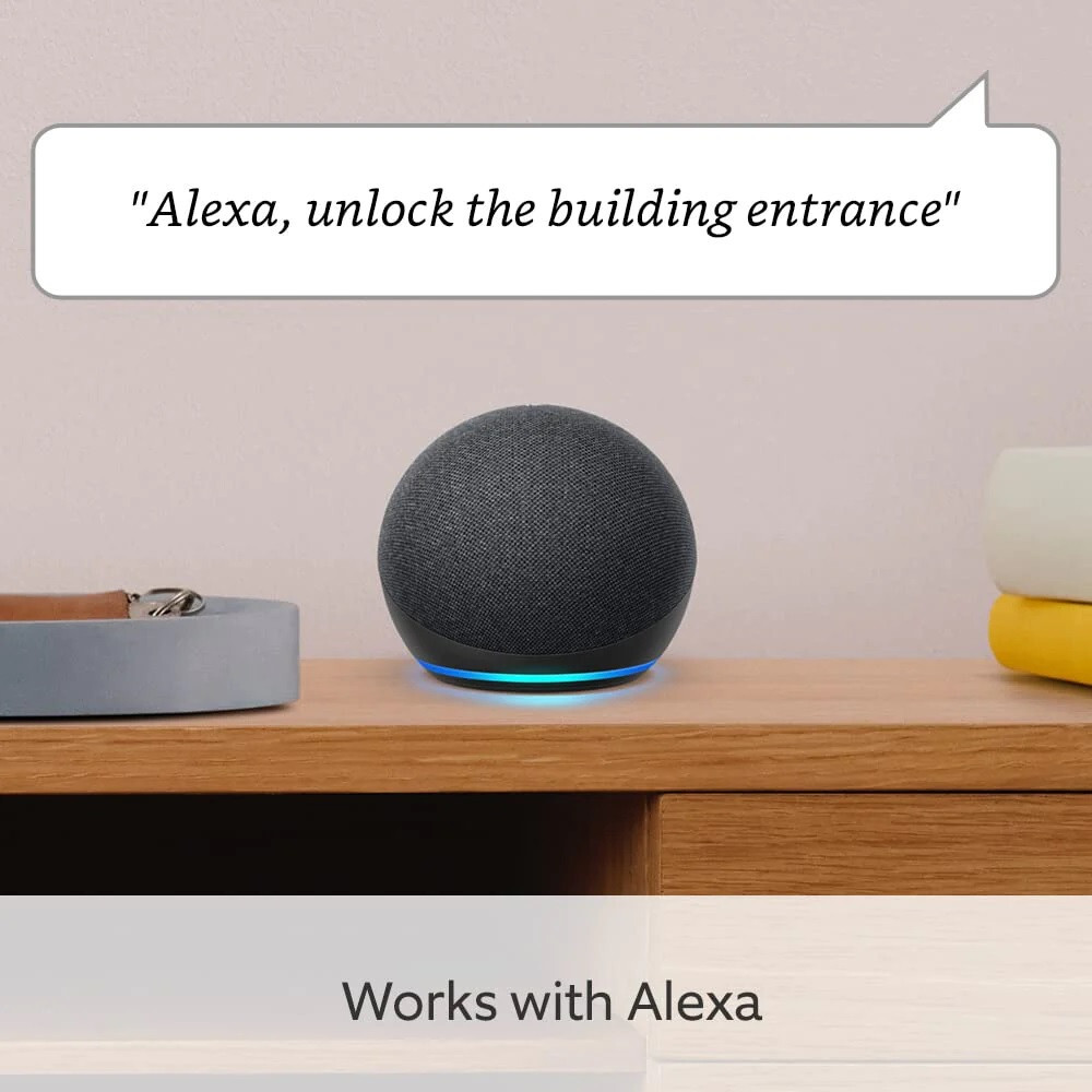 RING Intercom Two-Way Talk, Remote Unlock, Alexa, Auto Verify Door Release NEW