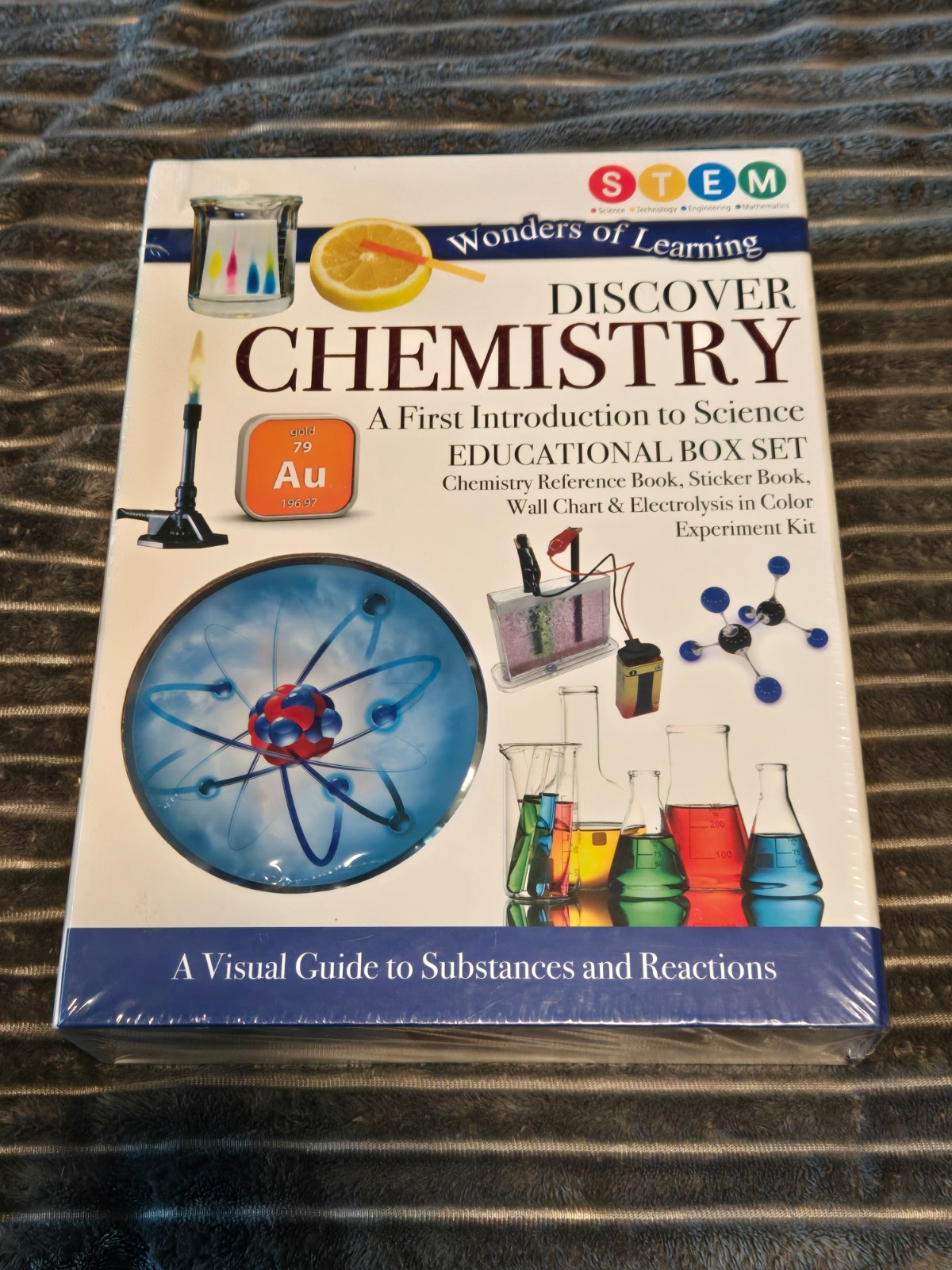 Wonders Of Learning STEM Discover Chemistry Educational Box Set sealed