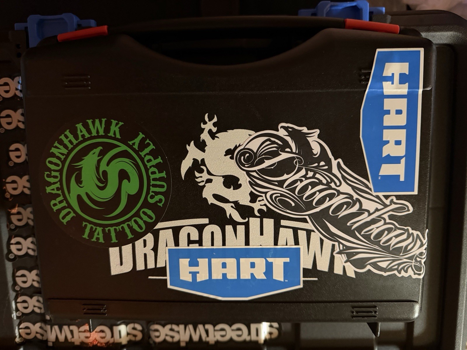 Dragonhawk Mast Tour Wireless Tattoo PMU Pen Machine with Battery Black