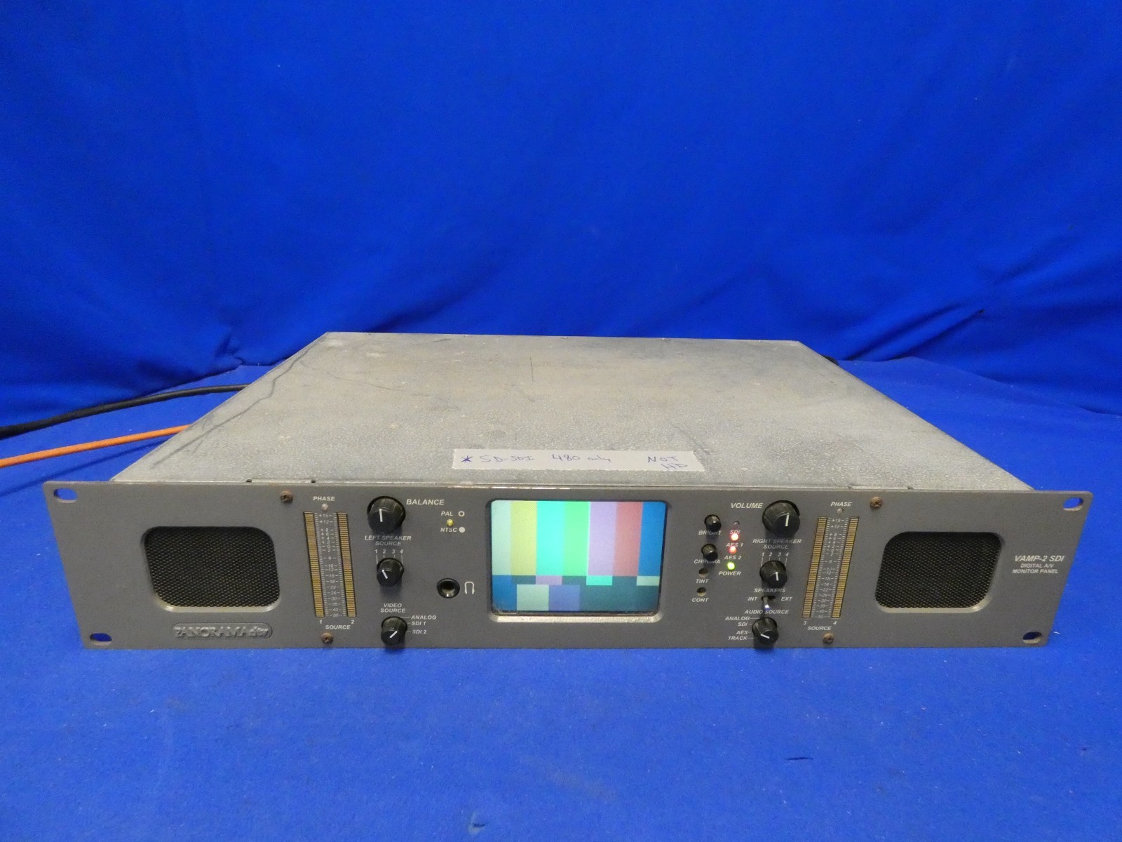 Panorama VAMP2-SDI (480 SDI) Digital AV Monitor Panel w/Green Phoenix Connectors