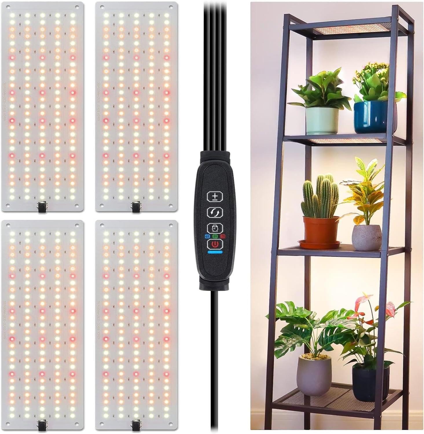 Plant Grow Light, 540 LEDs Full Spectrum Plant Lights for Indoor Growing, Und...