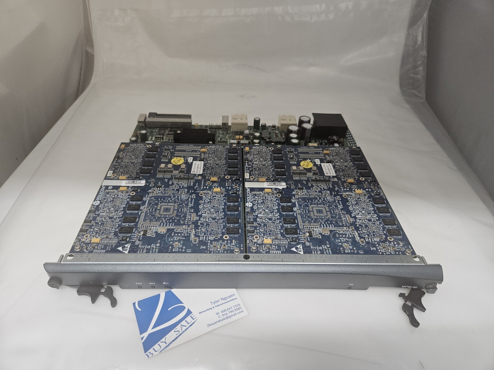 Polycom MPM+80  Real Presence Collaboration  BRD2213B-L0 Server Module