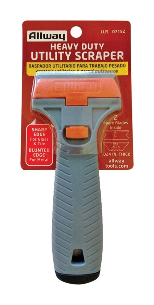 Allway LUS Carded Best Look Long Handle Utility Scraper