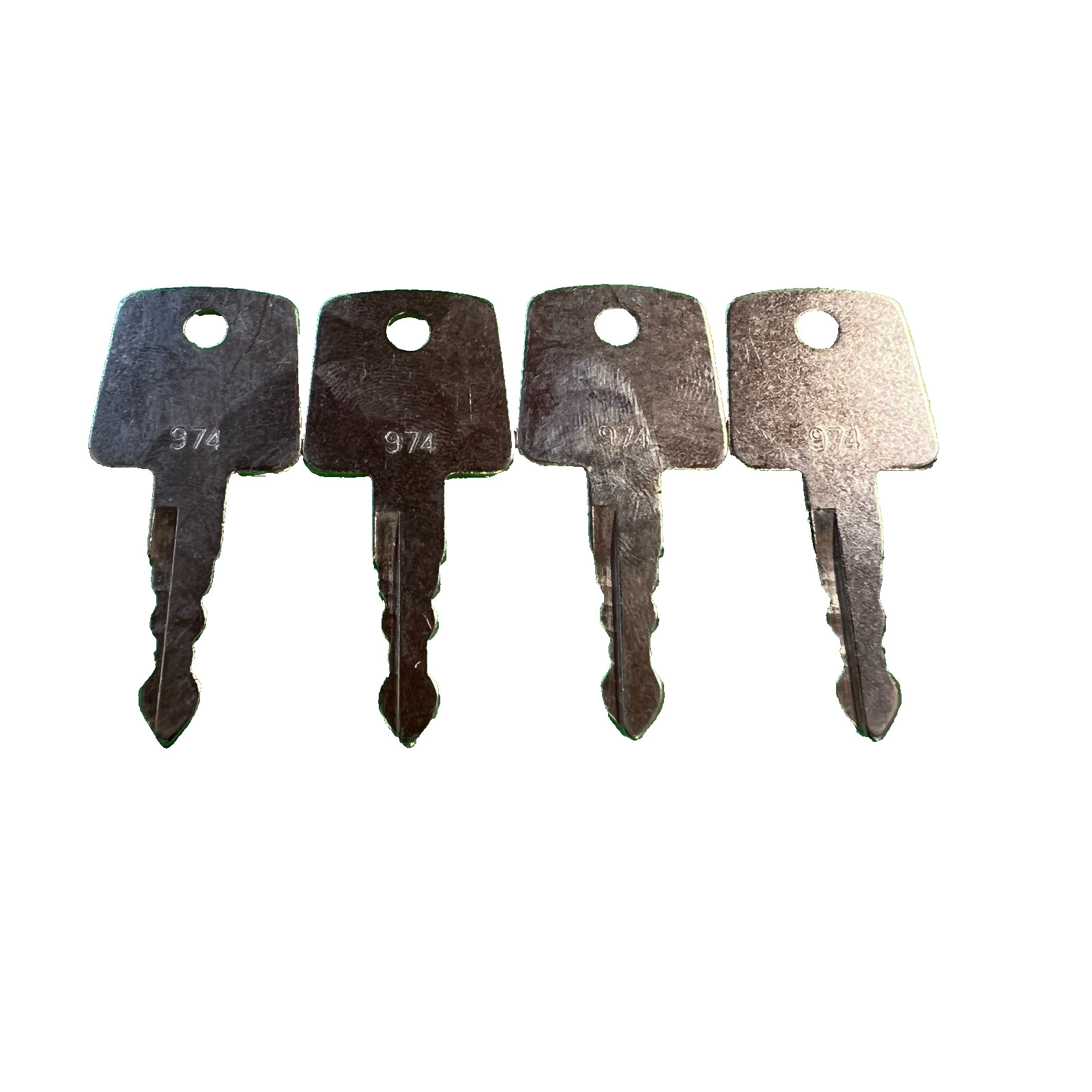 4 PC #974 974 FITS Sakai Blacktop  Roller Keys Heavy Equipment Ignition Asphalt