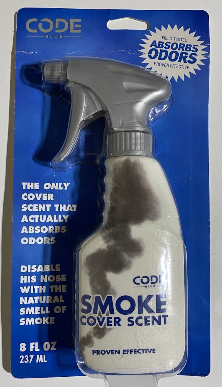 Code Blue Smoke Scent & Absorbs Odor Field Spray 8 Oz - Bowhunting Deer Elk