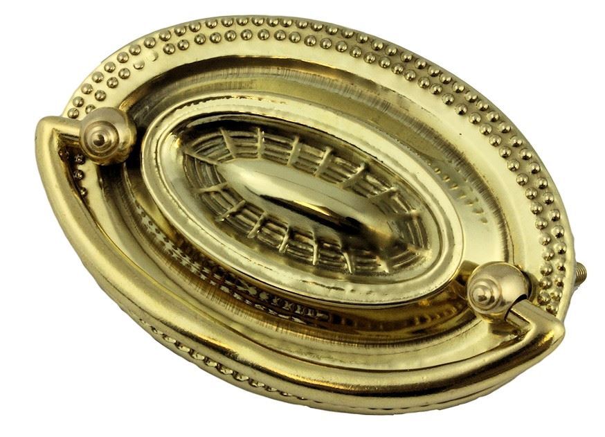 3" Hepplewhite Style Pull Brass