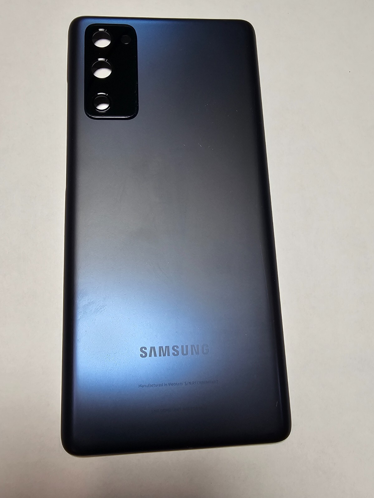 Samsung Galaxy S20 FE G781U Back Glass Door Blue ORIGINAL OEM USED-EXCELLENT