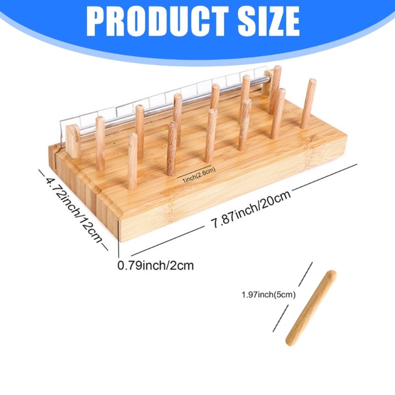 Fly Tying Station With 12 Removable Dowels And Line Management System
