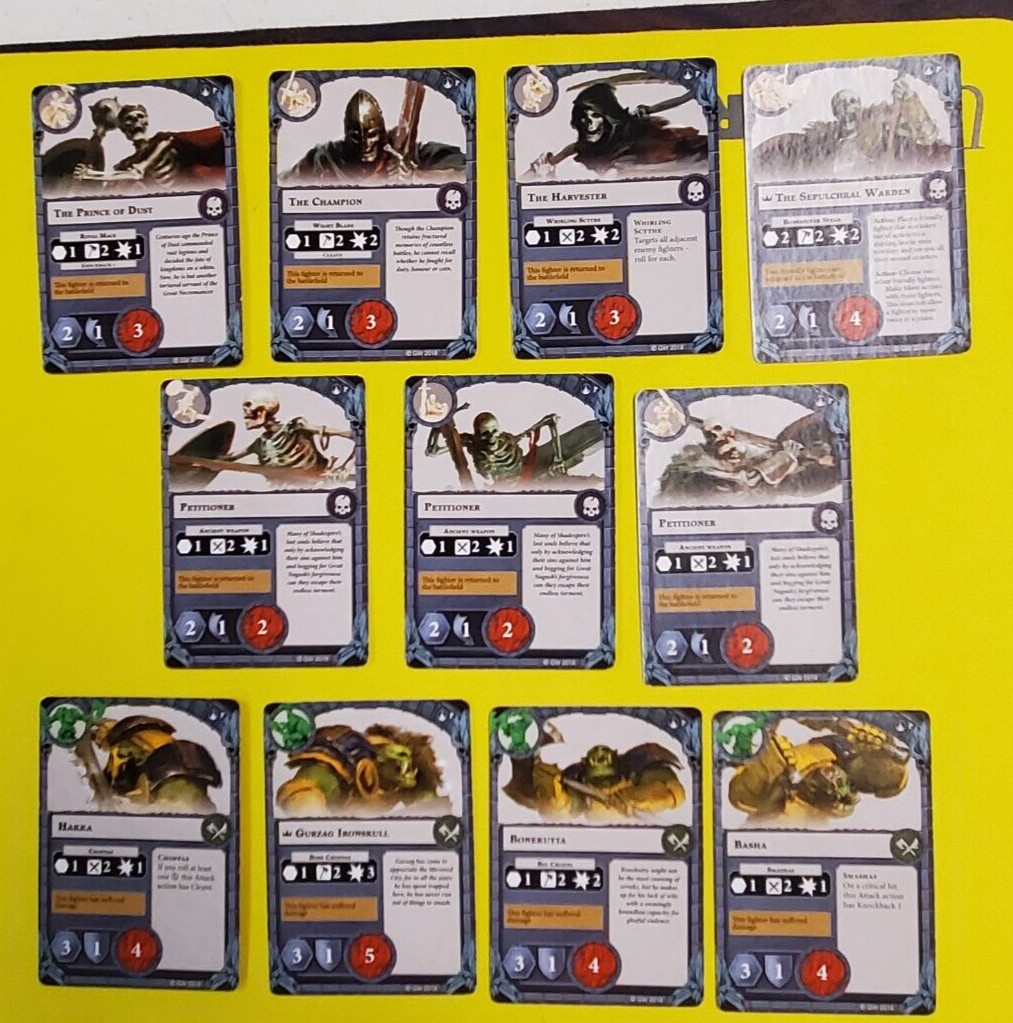 Warhammer Underworlds Promo Alt Arts w/ Tokens, Gurzag Ironskull, Prince of dust