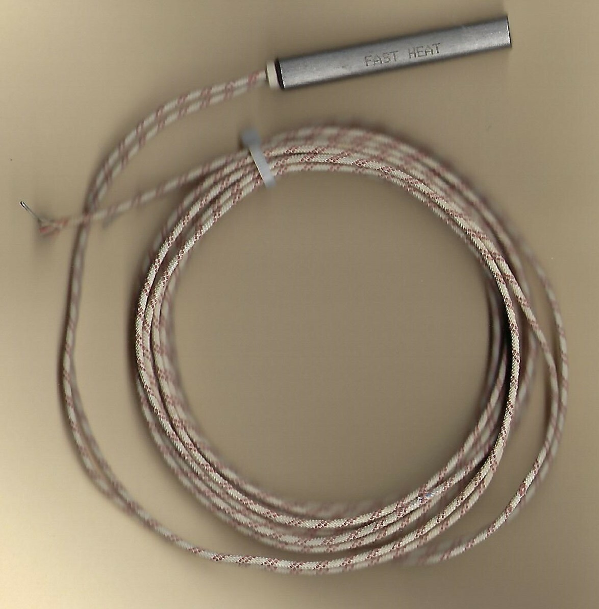Fast Heat Cartridge Heater 3/8" Dia X 2.25" Long 125W 240V 96" Fiberglass  lead