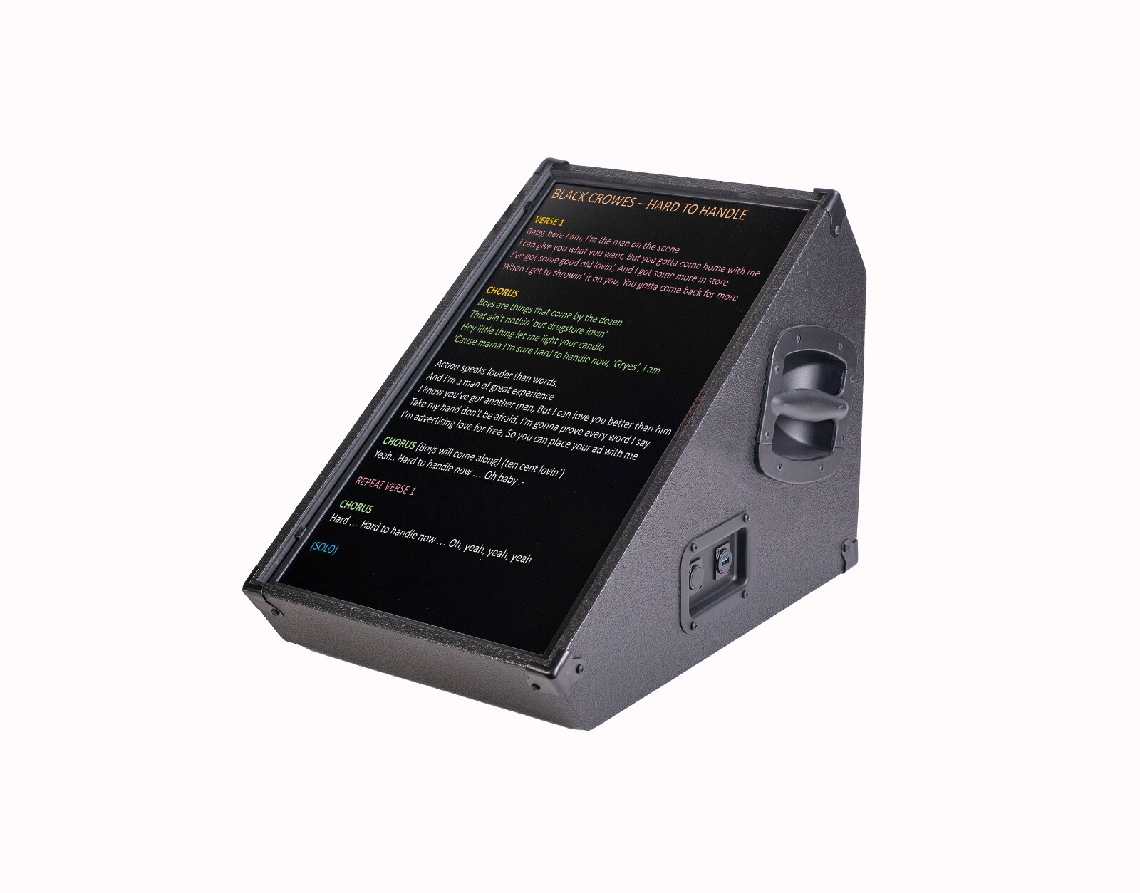 22in Lyrics Prompter With Anti-Glare Plexiglass - Starter Teleprompter Bundle