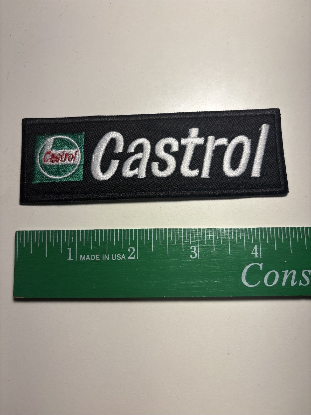 Castell Oil Embroidered Patch