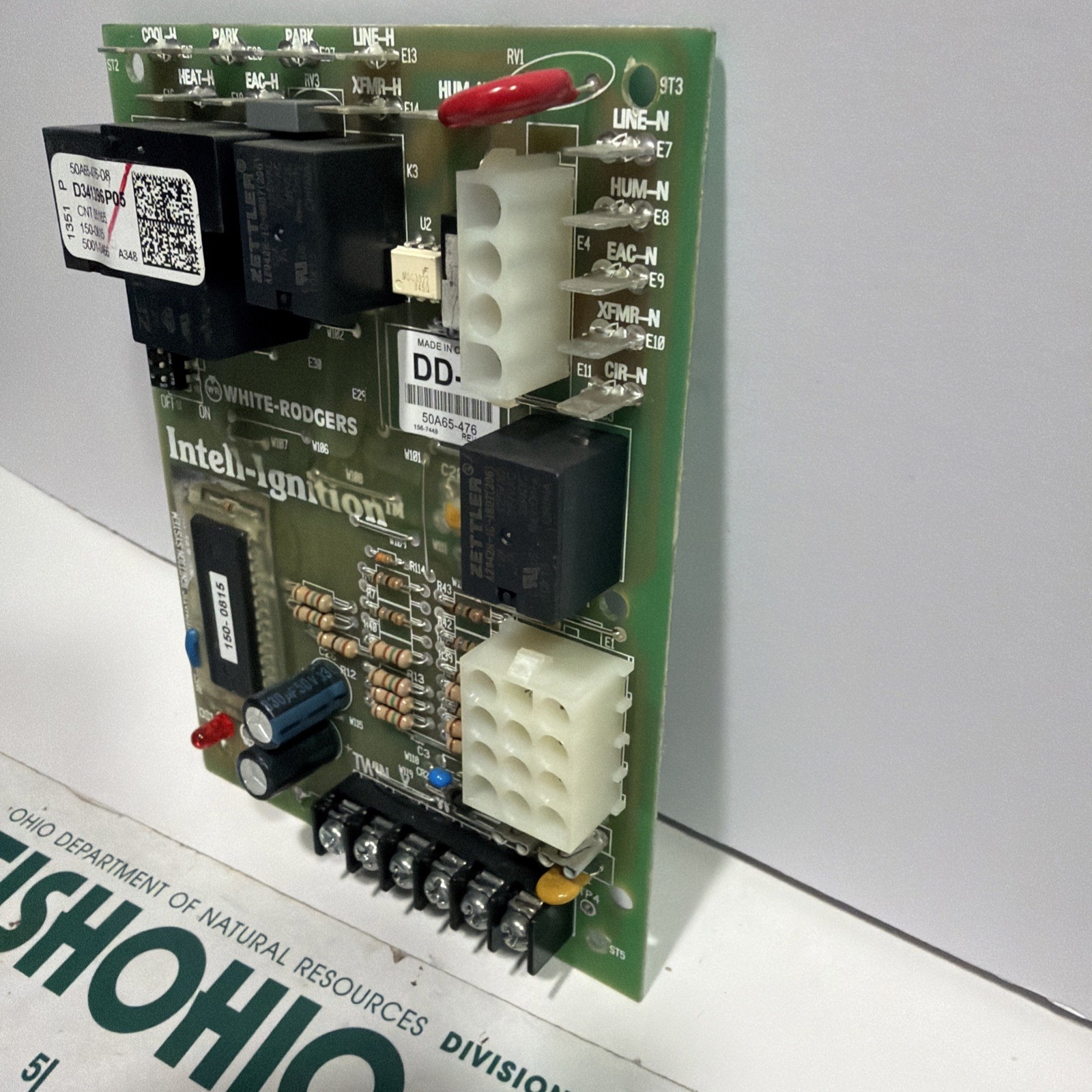 WHITE-RODGERS 50A65-476-08 CONTROL BOARD D341396P05