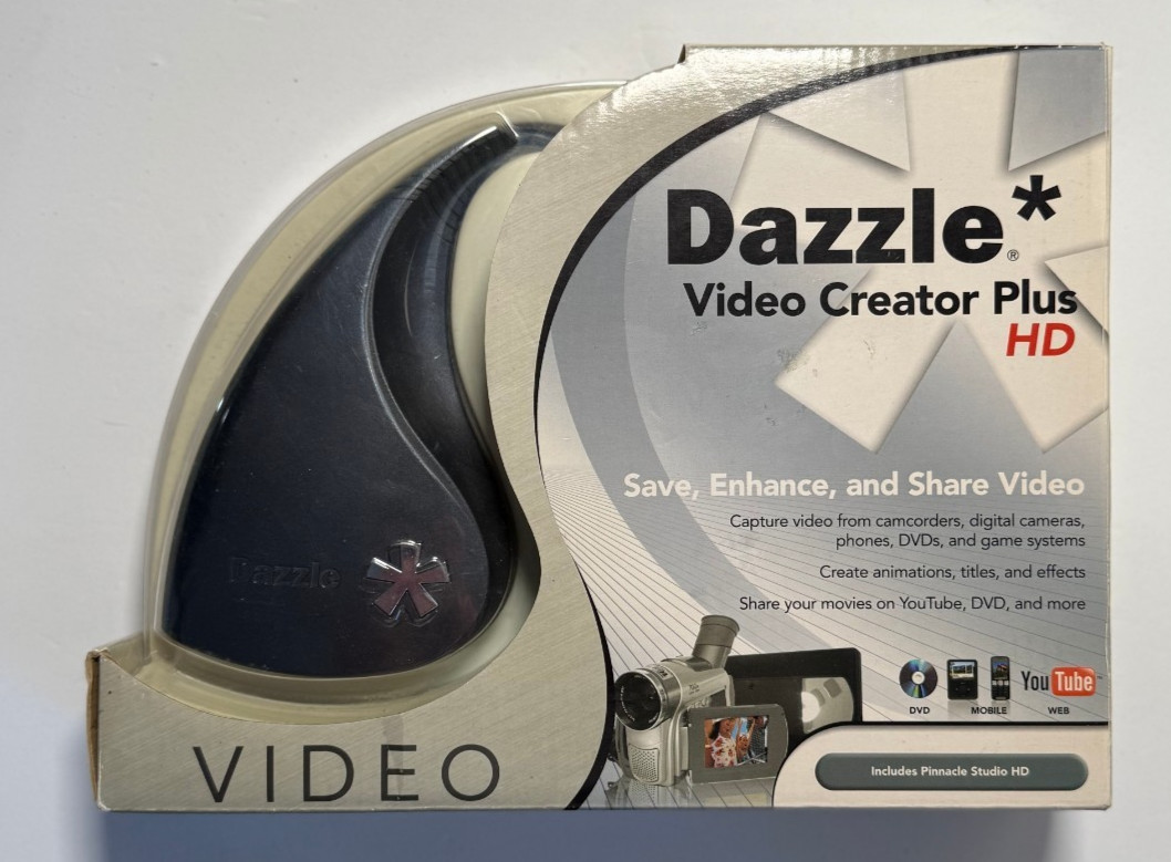 Dazzle Video Creator Plus HD Capture Device