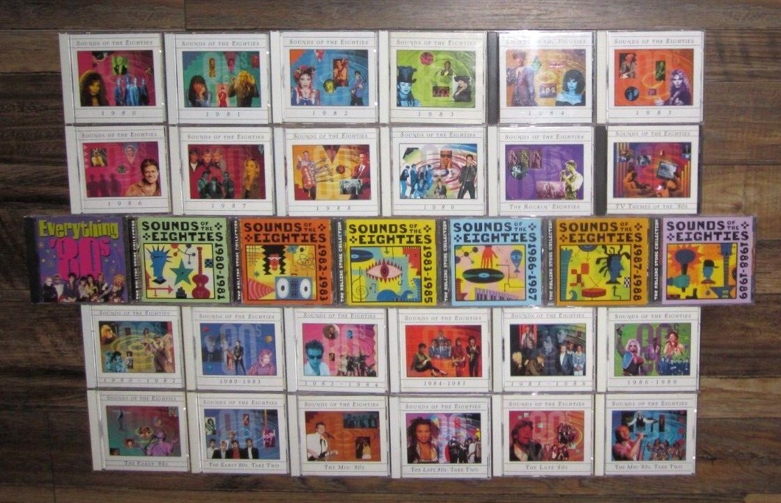 TIME LIFE SOUNDS Of The Eighties 80s - Pick your CD! Excellent - Mint Condition