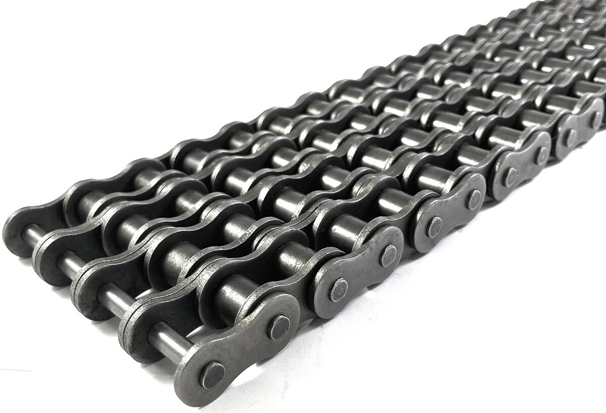 #35-4R Fourplex Strand Riveted Roller Chain 10FT Roll with Connecting Link*