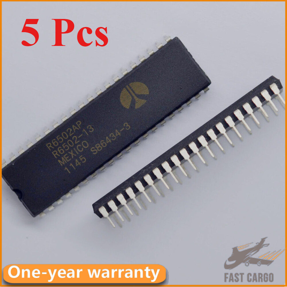 5Pcs DIP40 CPU IC UM6502A NEW High Quality chip R6502AP R6502P R6502 fast ship
