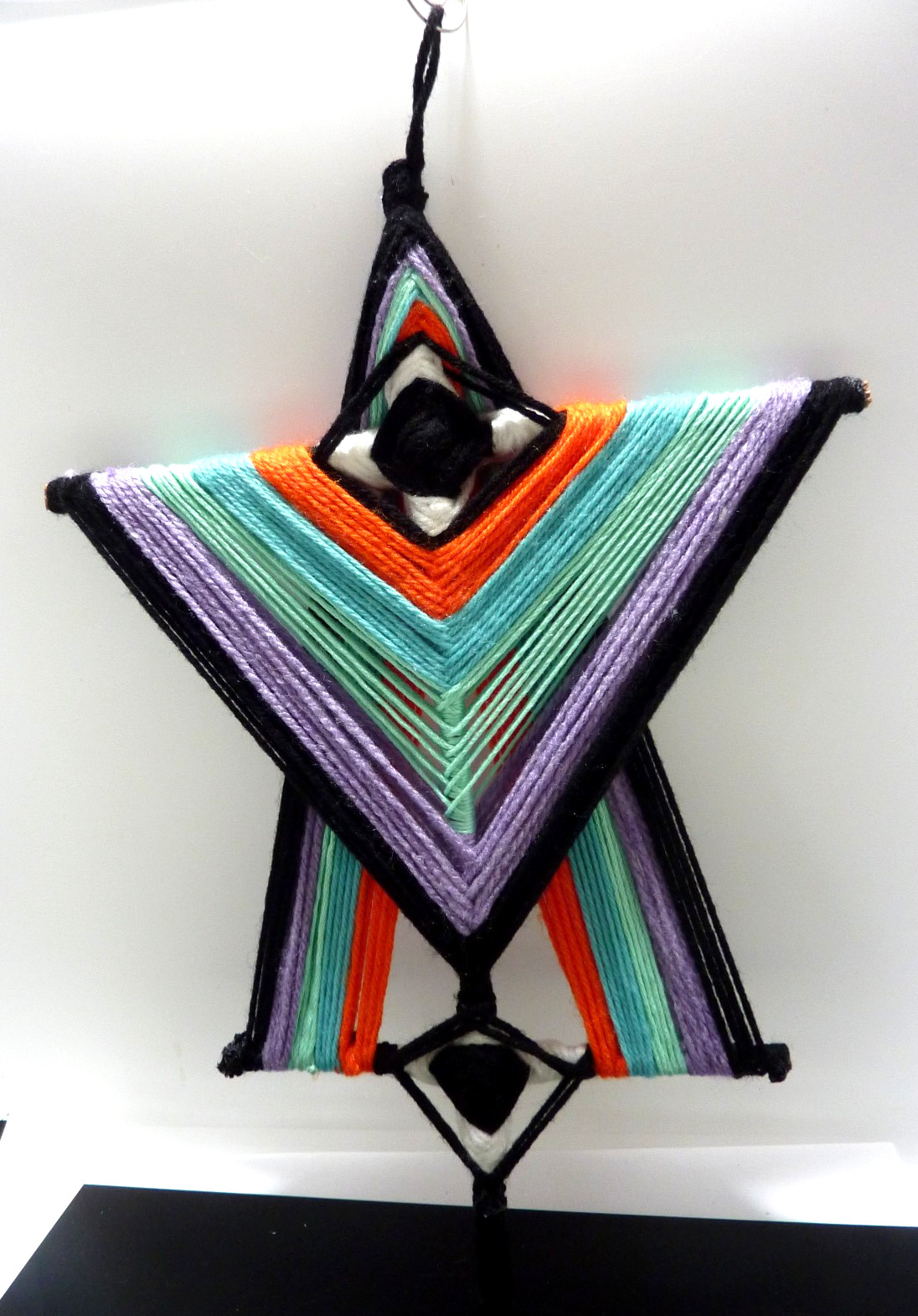 WOVEN Mandala Wall Hanging YARN CRAFT HANDMADE