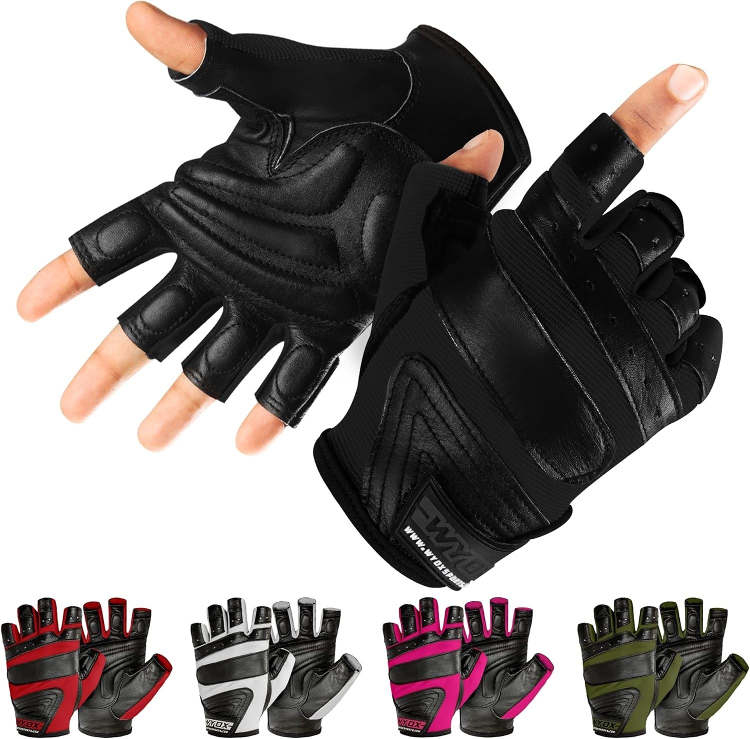 WYOX Weightlifting Gloves for Exercise Fitness Gloves Gym Gloves For Workout