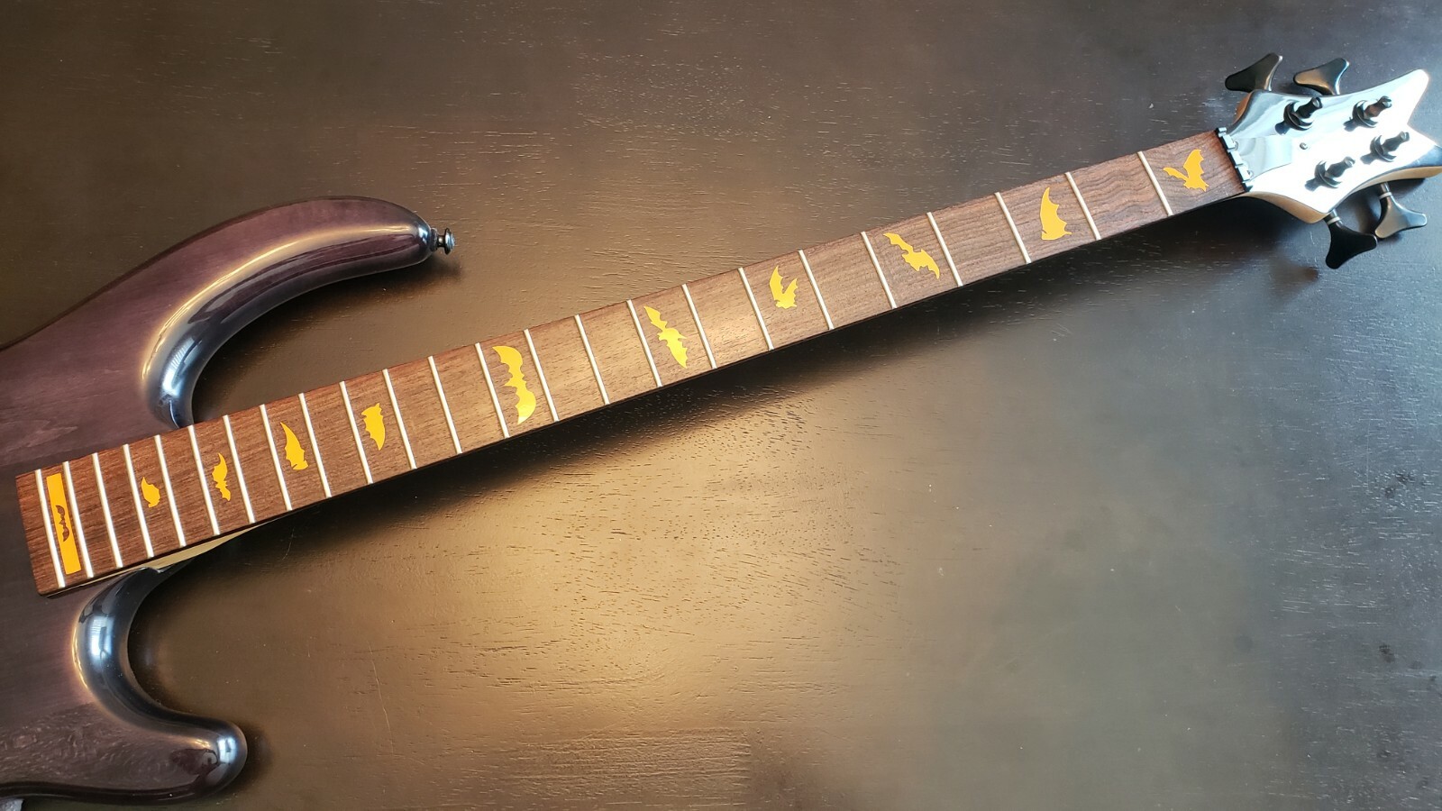 Bats Design Bass Guitar Fretboard Markers Vinyl Decals Inlays 30 Colors!!