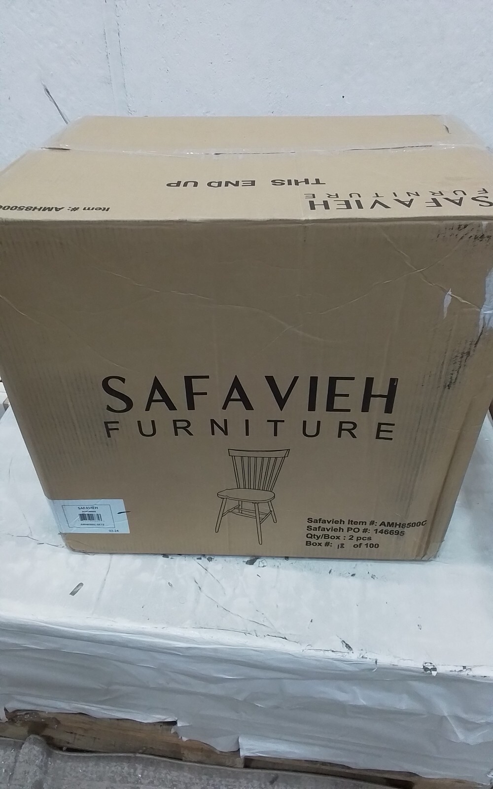 Safavieh PARKER SPINDEL SIDE CHAIR, Reduced Price 2172756403 AMH8500C