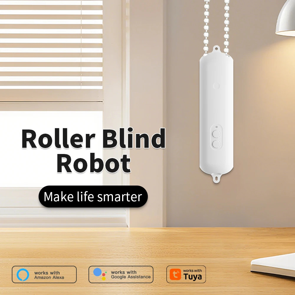 Roller Blind Robot Automatic Curtains Motorised Shutter Opener Alexa Siri Voice