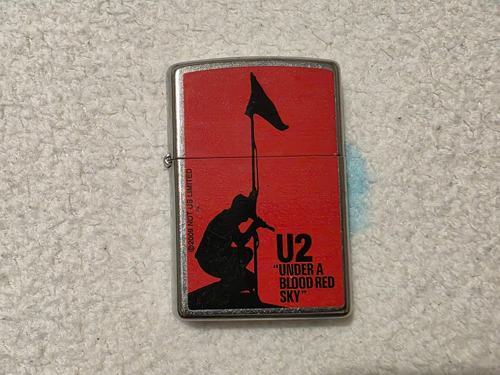 U2 themed zippo lighter