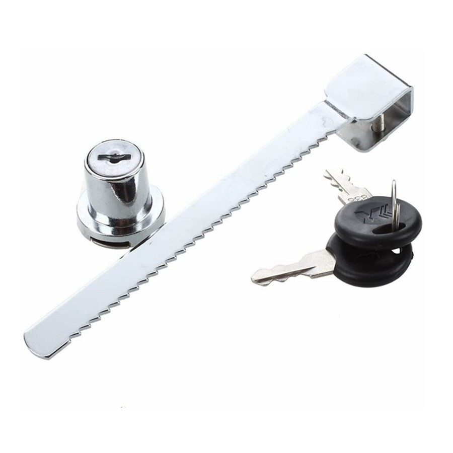 Display Case Sliding Glass Push Door Keyed Lock For Showcase Cabinet 2 Keys A954