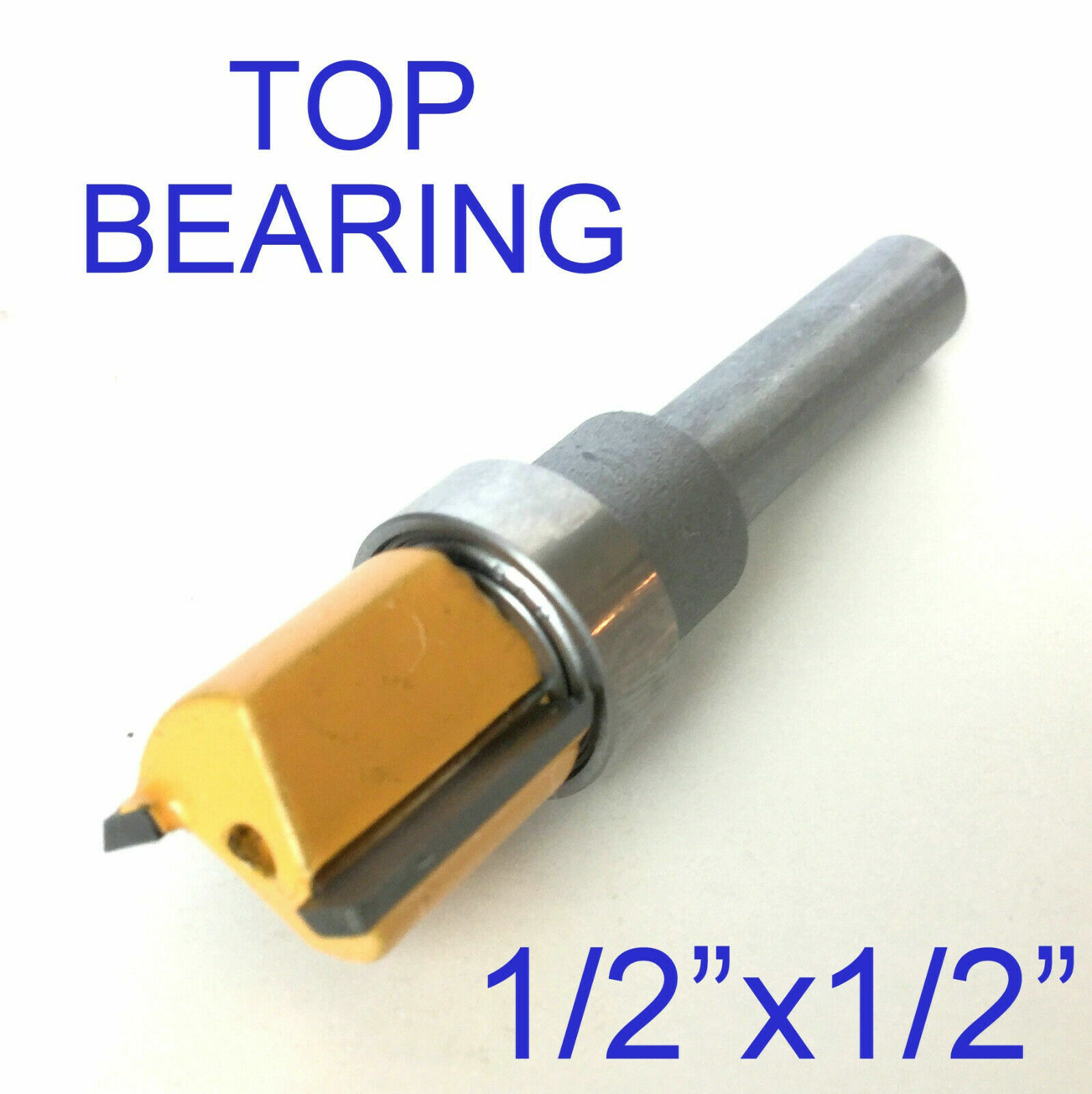 1 pc 1/4" Shank with Top Bearing Dado 1/2x1/2 Blade Flush Trim Pattern Bit S
