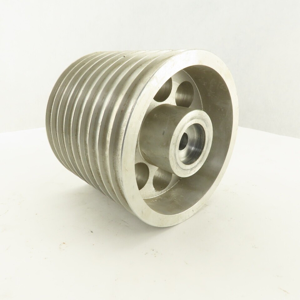 5-1/4" x 4-3/8" 9 Groove Textile Paper Strip Material Separating Sheave