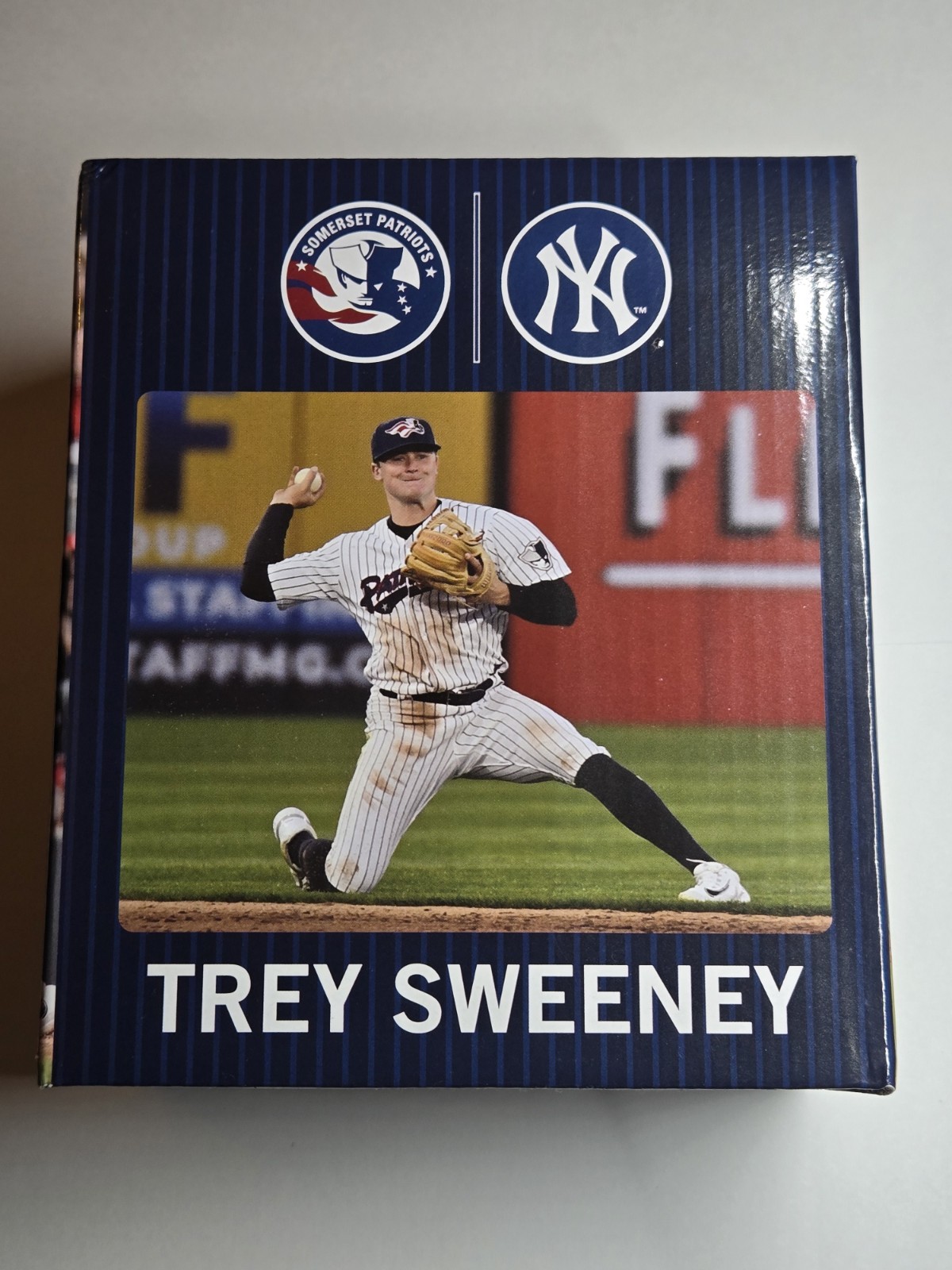 Trey Sweeney Bobblehead Somerset Patriots SGA New York Yankees Detroit Tigers