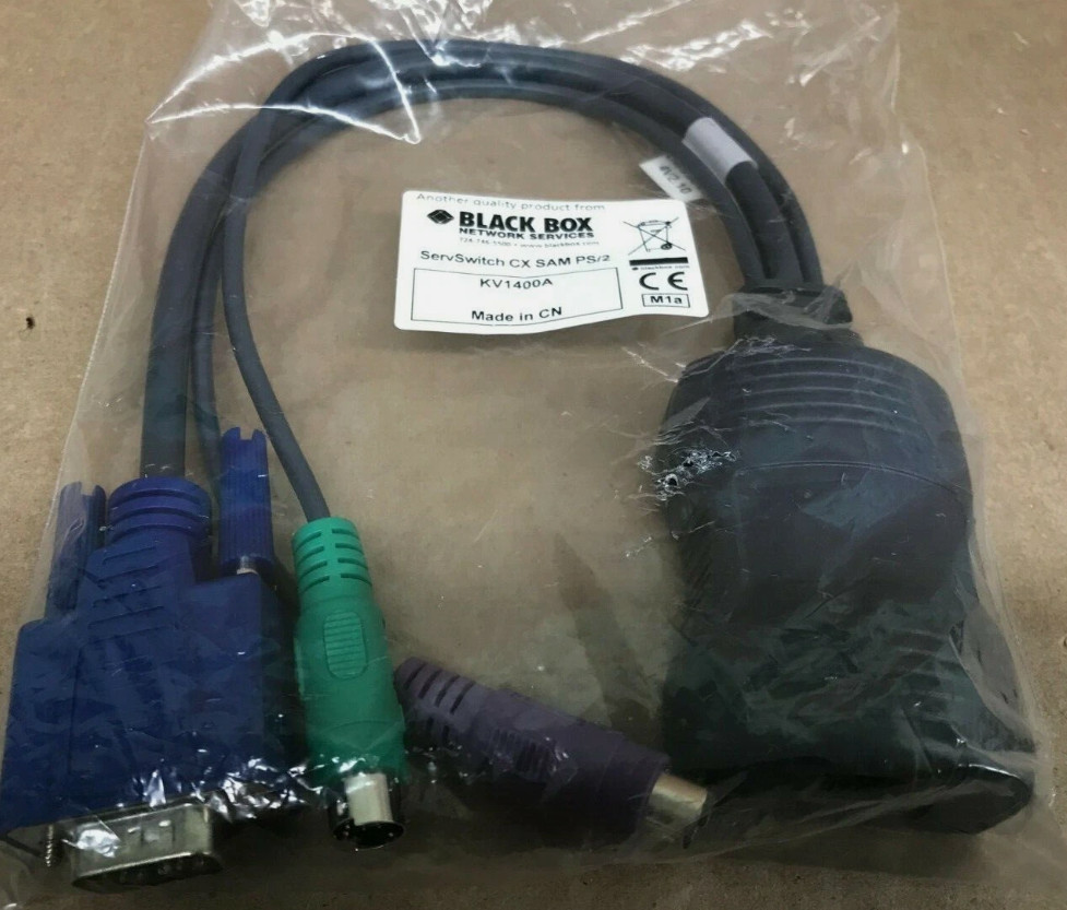 KVM Cable Serv. Switch KV1400A CX Server Access Mod PS/2 kv1400a 10"(J8K13L10