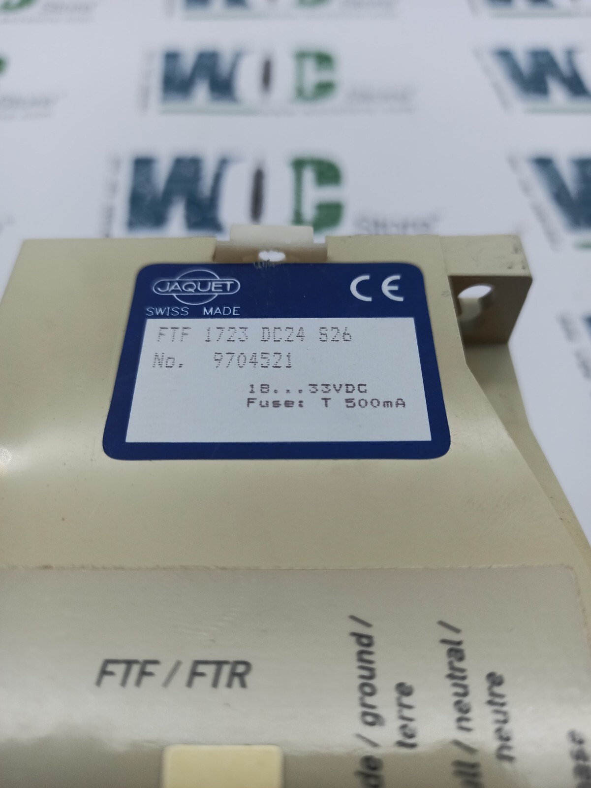 FTF 1723 JAQUET FTF / FTR RELAY DC24 S26