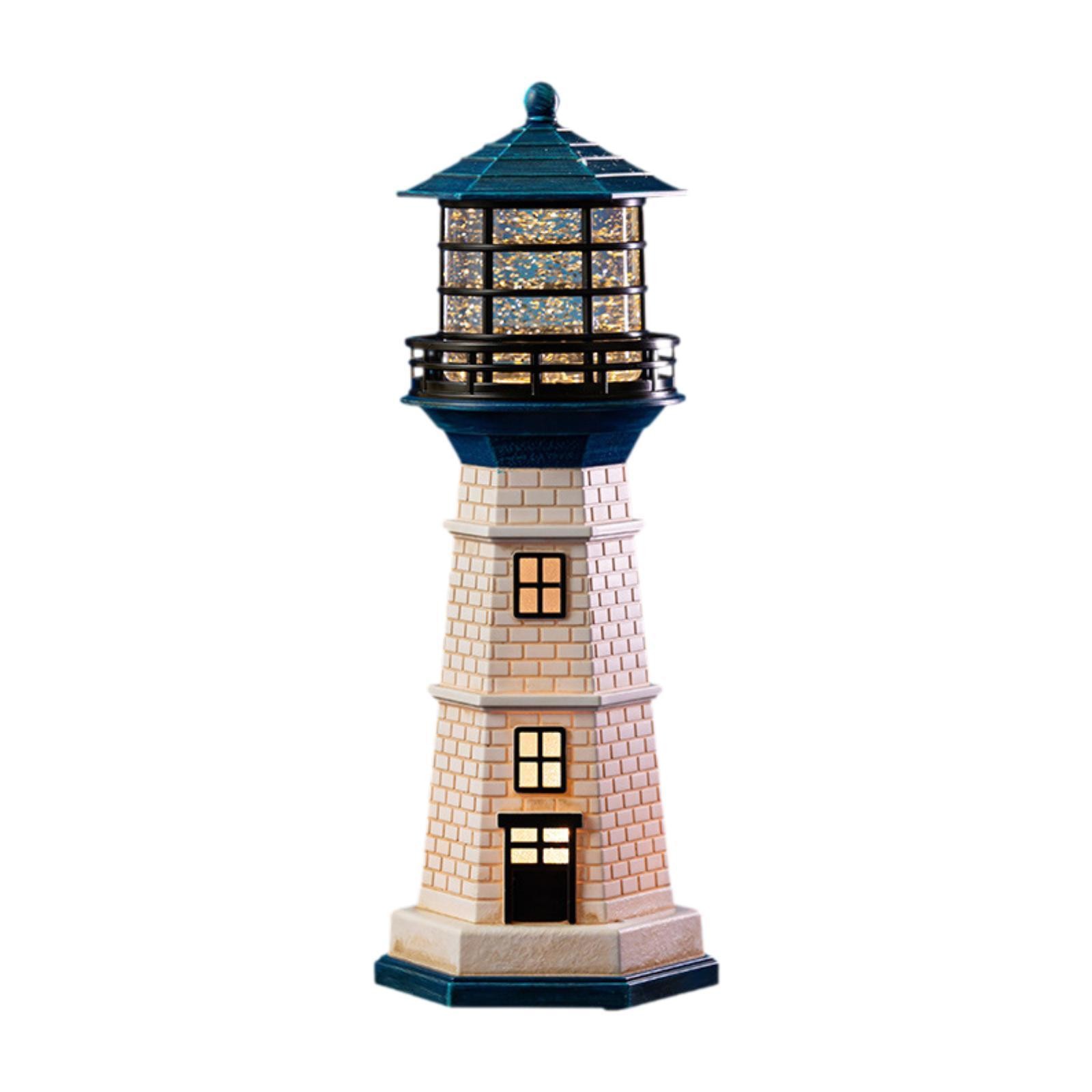 Lighthouse Night Light with Music Light up Decoration