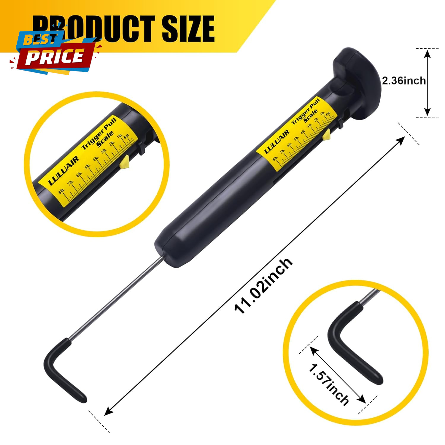 Manual Trigger Pull Scales, Mechanical Trigger Pull Gauge with Values Ranging fr