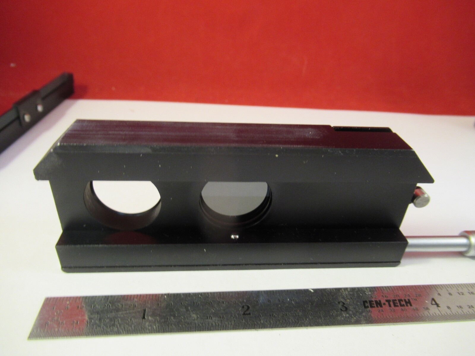 OLYMPUS DIC POL SLIDE POLARIZER ANALYZER ROTABLE MICROSCOPE OPTICS &FT-5-125