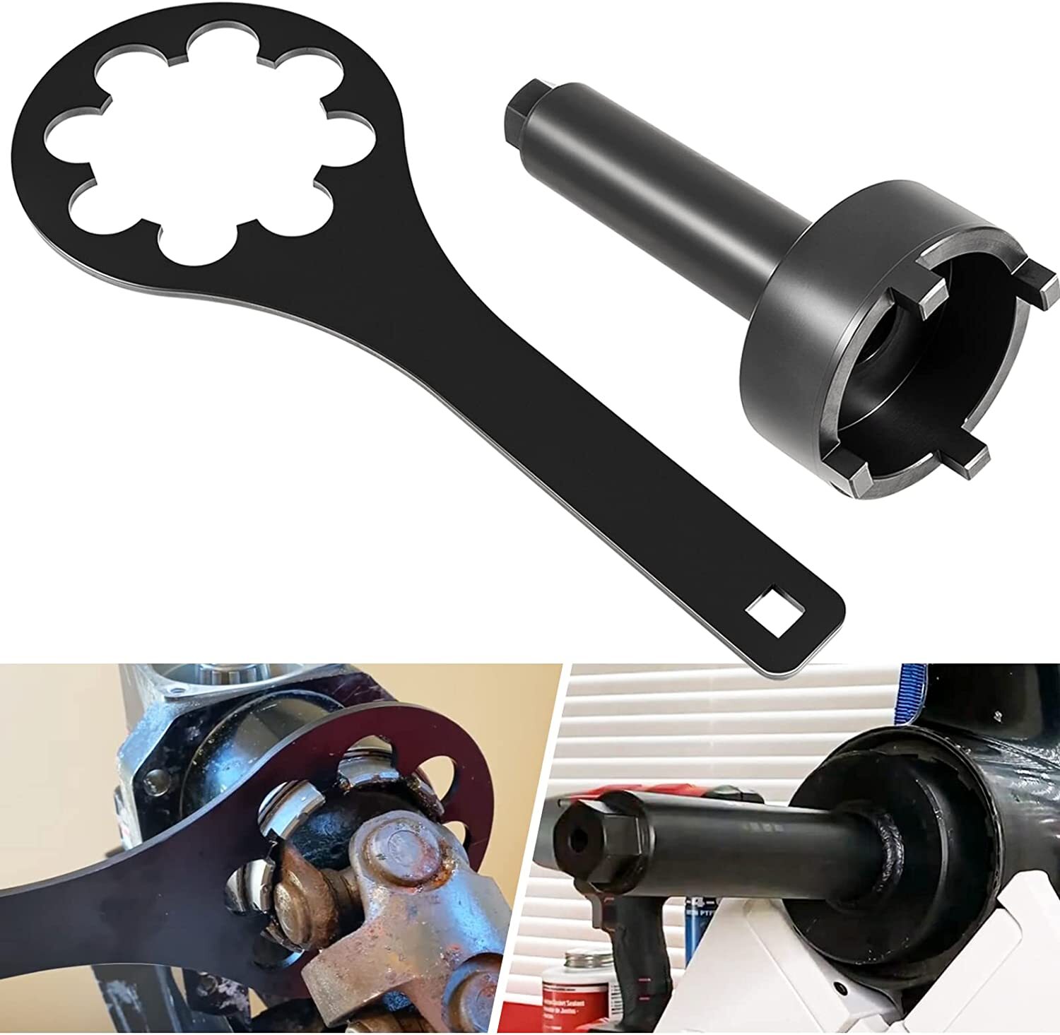 Bearing Carrier Nut & Spanner Wrench Drive Tool Fits Mercruiser Alpha 1 Gen 2