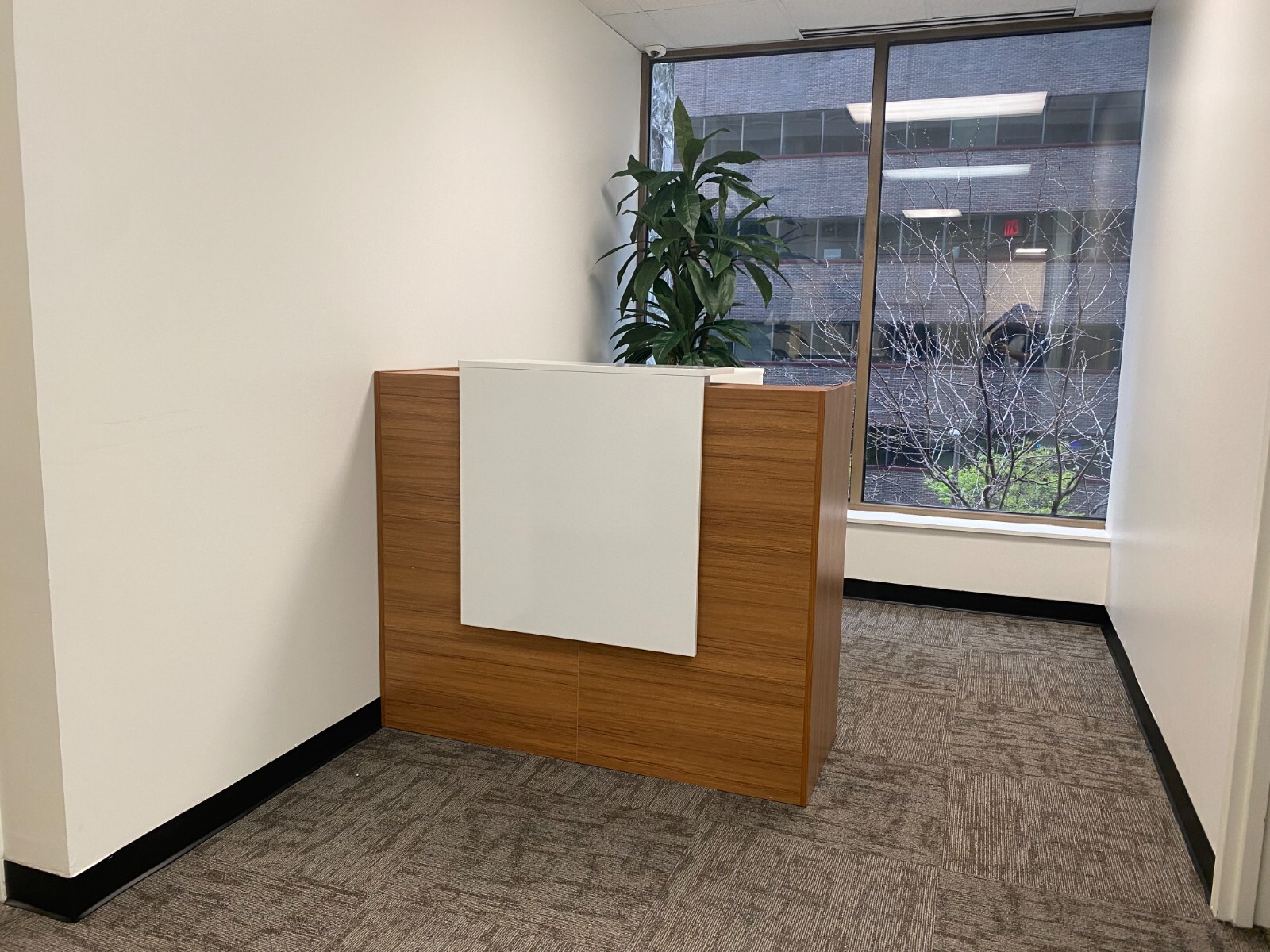 Reception Desk Counter Top, Laminate Desktop, Standing Front Table for Salon Spa