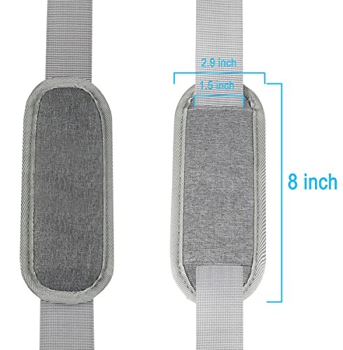 Shoulder Strap, Durable 55" Universal Replacement Laptop Shoulder Strap, Grey
