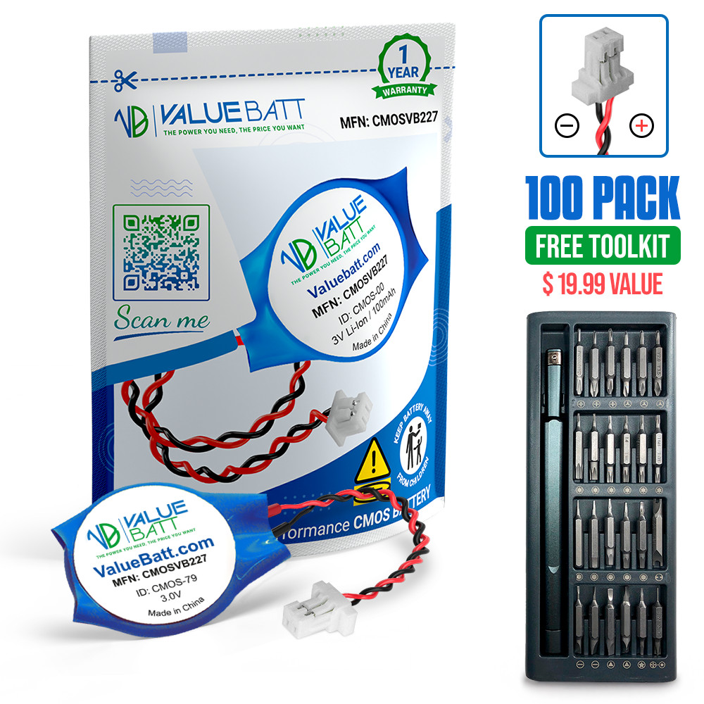 RTC CMOS Battery for Lenovo 02DC036 00HN615 00HN933 Buy 100 + Free Toolkit