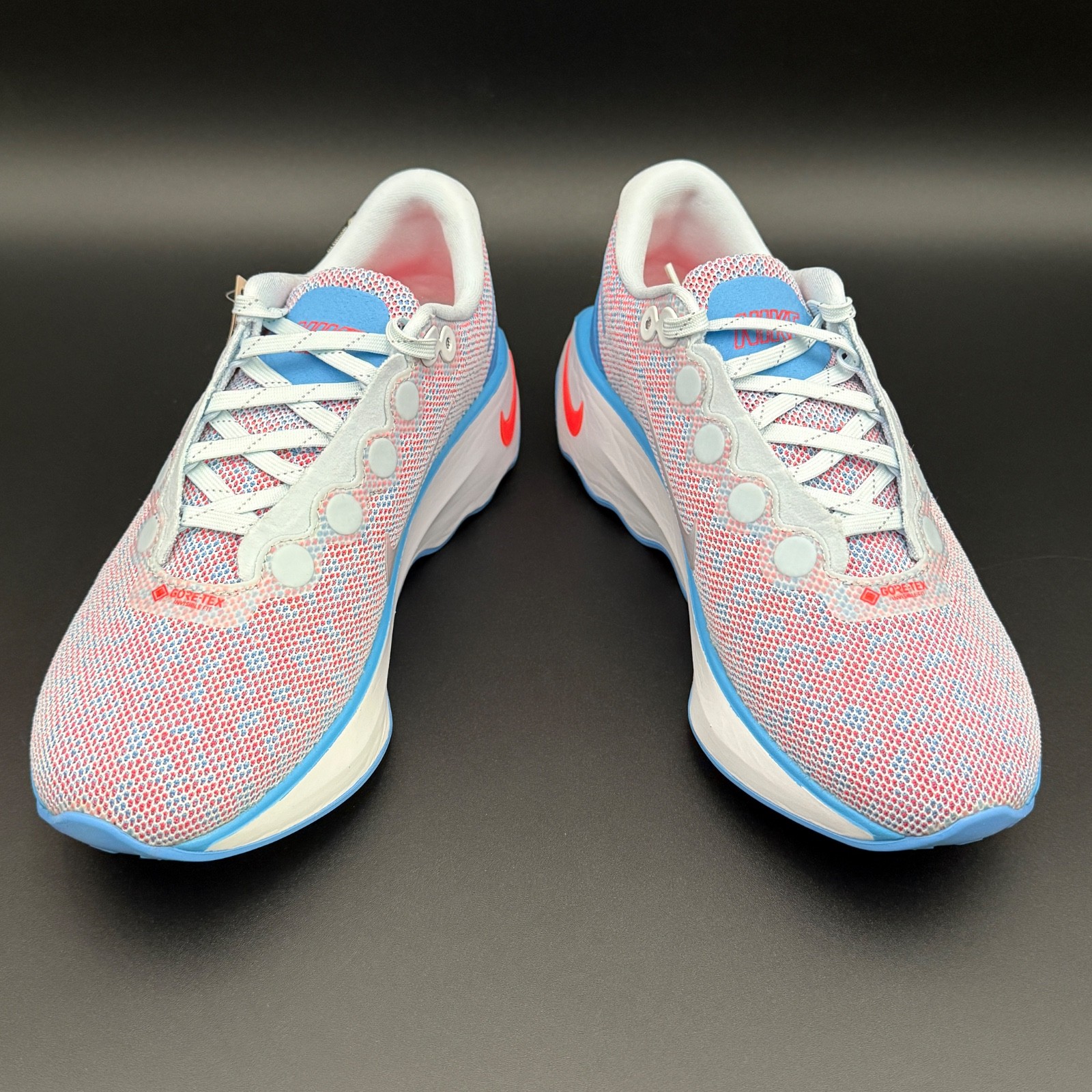 Nike Motiva Gore-Tex GTX Blue Tint Bright Crimson Women Size HM0355 400