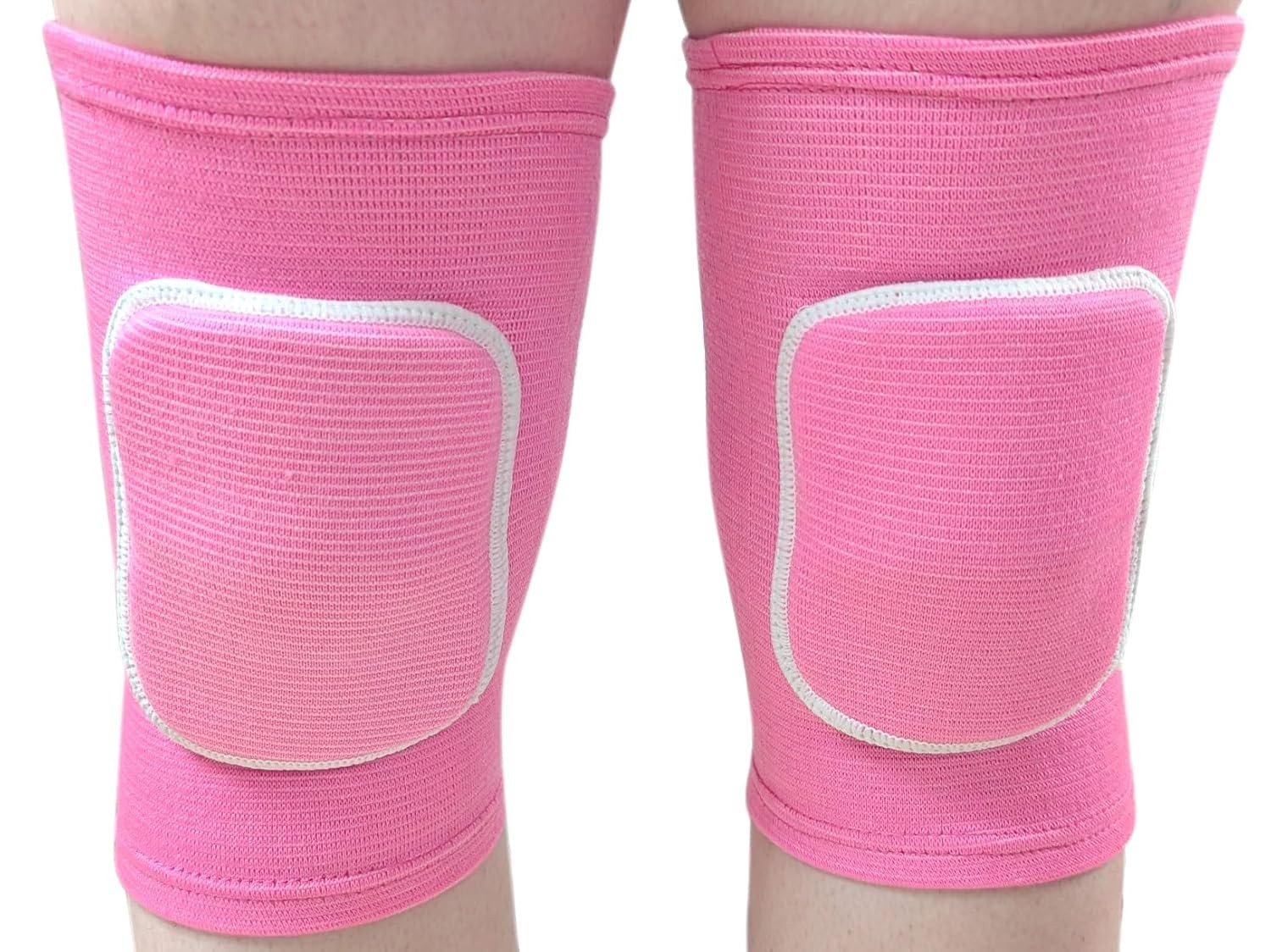 YYaaloa Knee Pads Sponge Brace Breathable Flexible Medium, Pink 1Pair