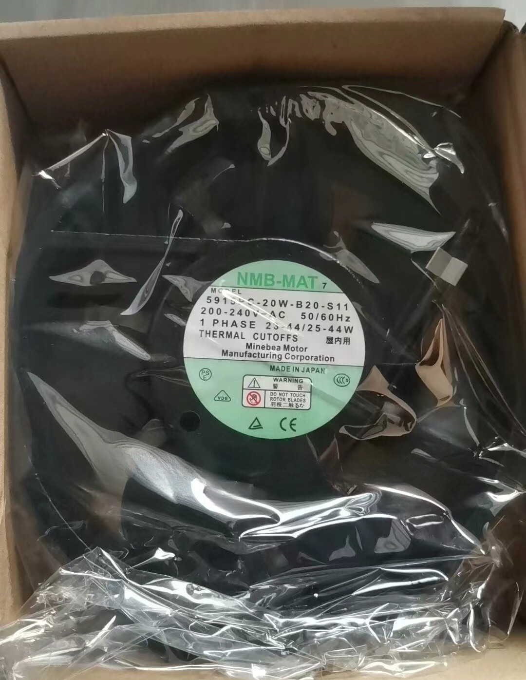 1PCS NEW NMB-MAT 5915PC-20W-B20-S11 fan AC200-240V 25-44W 172*51*38MM Fast ship.